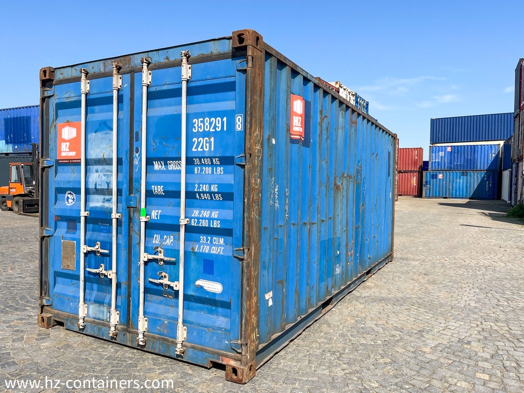 中古20フィート「現状有姿2」輸送コンテナ 358 291-8 - HZ CONTAINERS.com