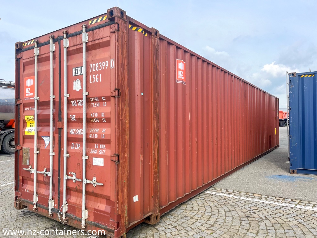 45'HC 海上コンテナ 送料無料！ HZKU 708 399-0 - HZ CONTAINERS.com