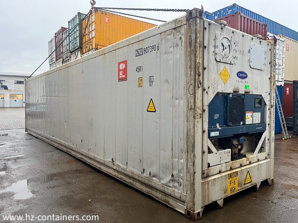 使用済み冷凍・冷却容器 40 HC, HZKU 807 390-6 - HZ CONTAINERS.com