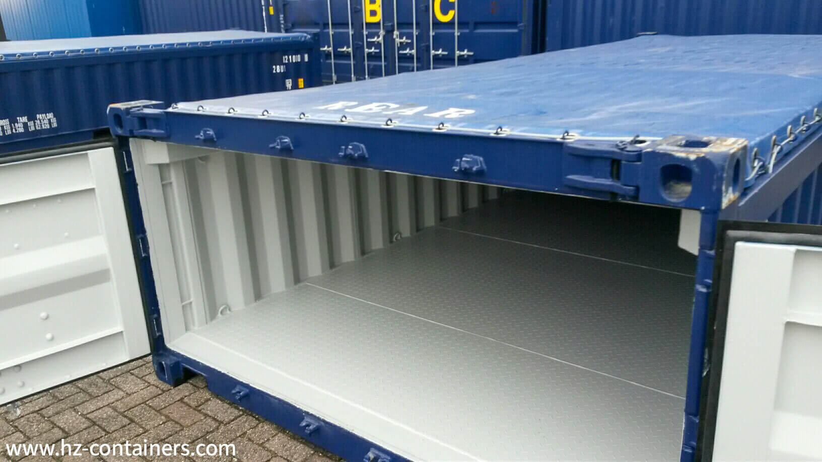 Halbe Container Half height container - halb - HZ CONTAINERS.com