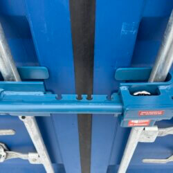 HZK005 modrý zámek na skladové kontejnery-náhradní díl na lodní kontejnery-doplněk k lodnímu kontejneru