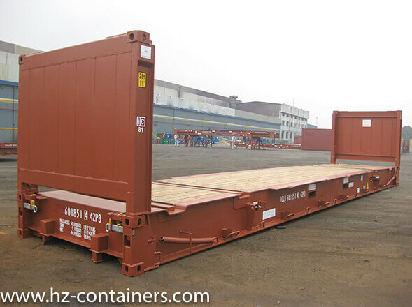 Flat rack container