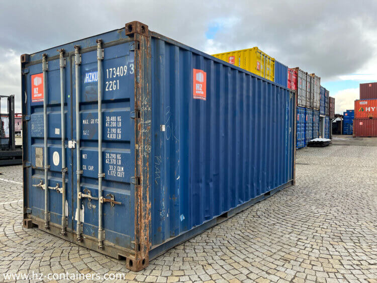 použitý kontejner, rozdělení lodních kontejnerů, vyřazené kontejnery
