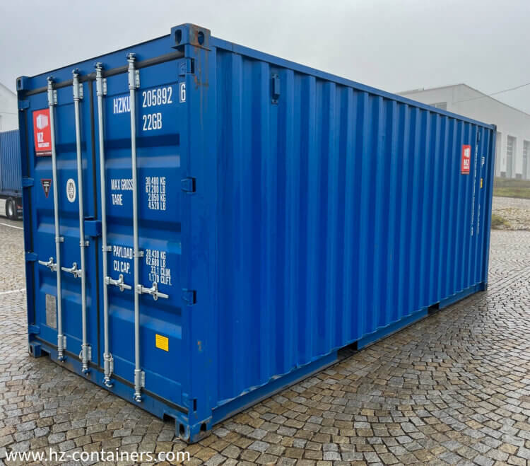 velikost lodních kontejnerů, použité lodní kontejnery 20