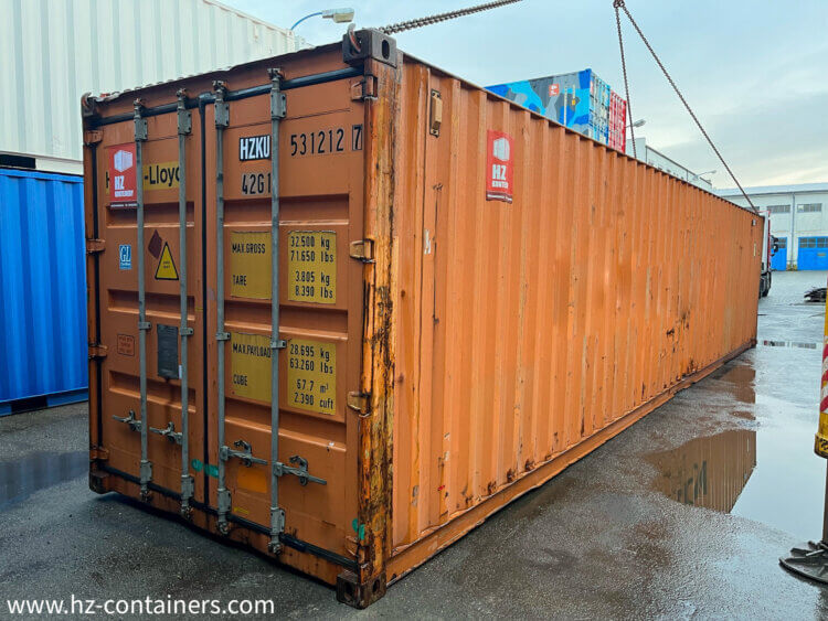 výkup kontejnerů, vyřazené námořní kontejnery, lodní kontejnery rozměry