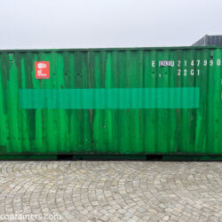 Containerbeladung, Transport von Schiffscontainern, Schiffscontainer 20