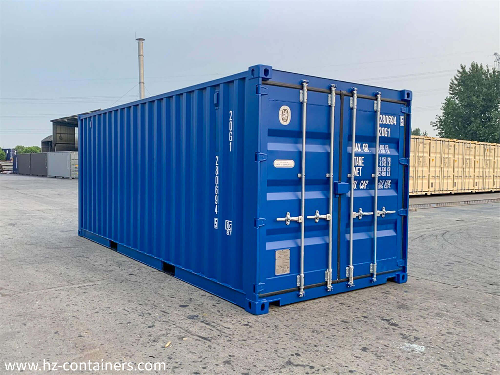 Low cube kontejner nižší výška 2.44m