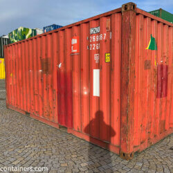 containers for sale, truck transport of containers, scrapped shipping containers