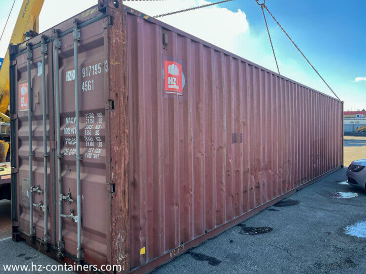 kontejnery prodej, vyřazené námořní kontejnery, rozměry lodních kontejnerů