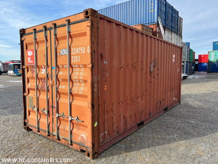 naložení kontejneru, vyřazené kontejnery AS IS, vyřazené lodní kontejnery