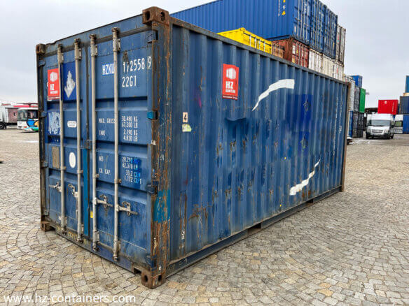 naložení kontejneru, vyřazené kontejnery AS IS, vyřazené lodní kontejnery