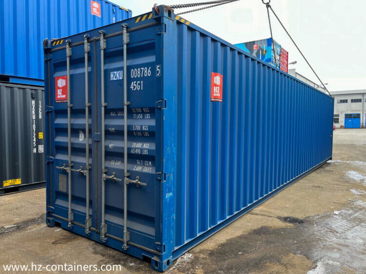 použité lodní kontejnery 40 hc, rozměry a velikosti lodních kontejnerů