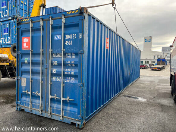 rozměry lodní kontejnerů, použité kontejnery na prodej 40 hc, 12m kontejner