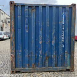used container, distribution of shipping containers, discarded containers