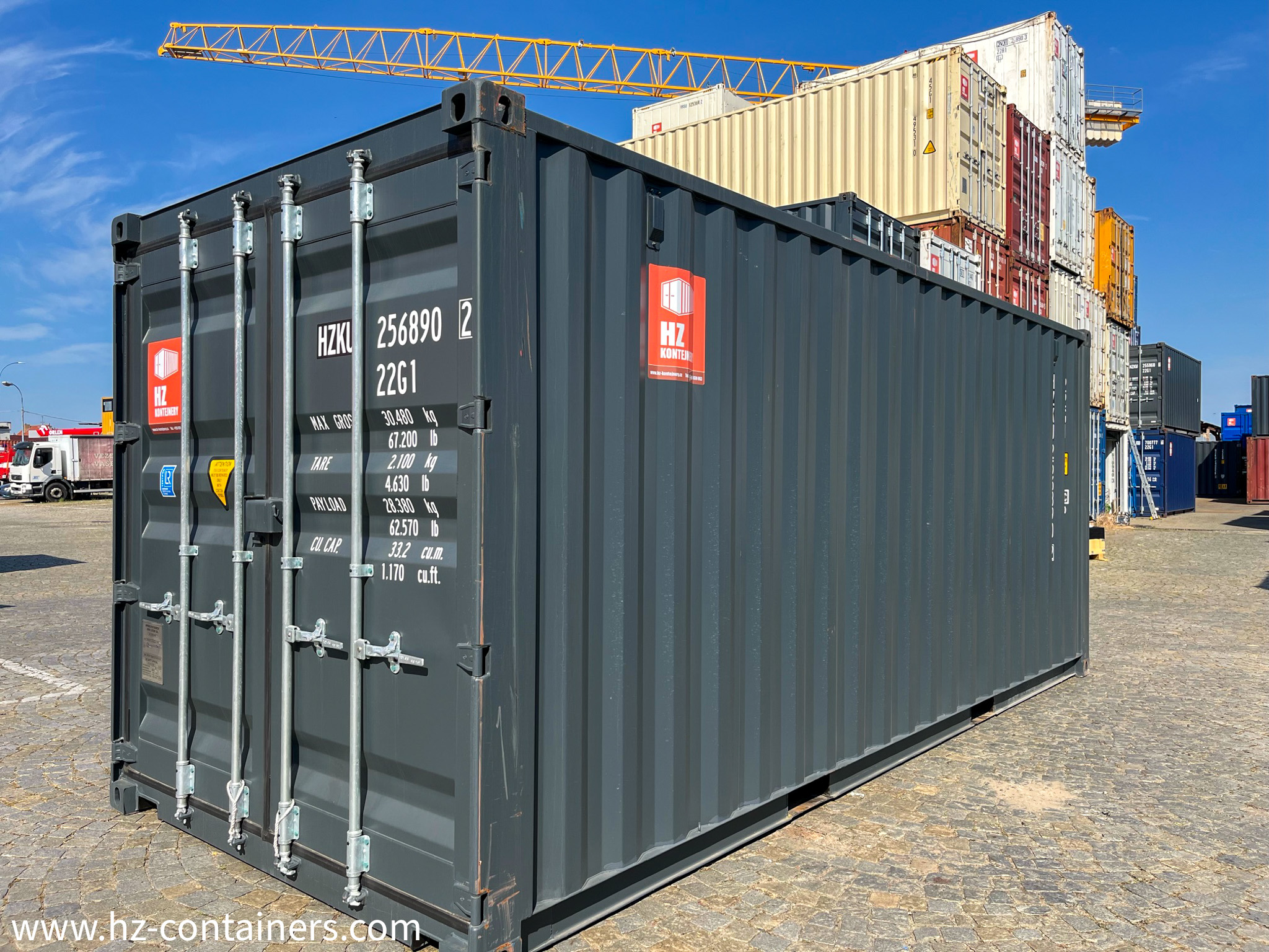 輸送用コンテナ 20 フィート IICL6、輸送を含む、HZKU 256 890-2 - HZ CONTAINERS.com – HZ  CONTAINERS.com