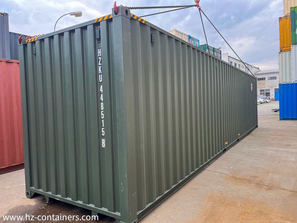 收納容器40 英尺高立方體，免費送貨，HZKU 448 515-8 - HZ CONTAINERS.com