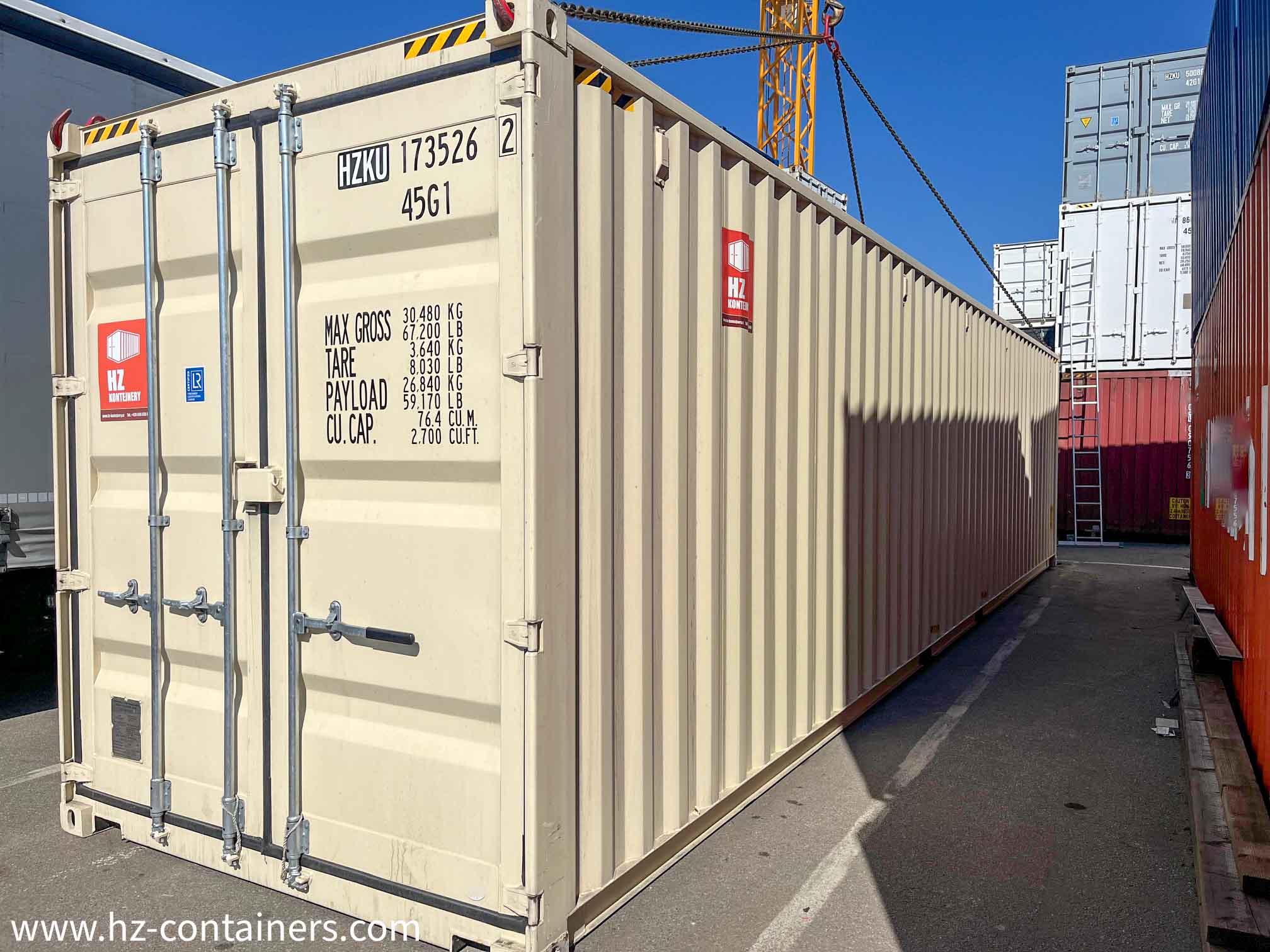 40HC コンテナ風 作業用物置き