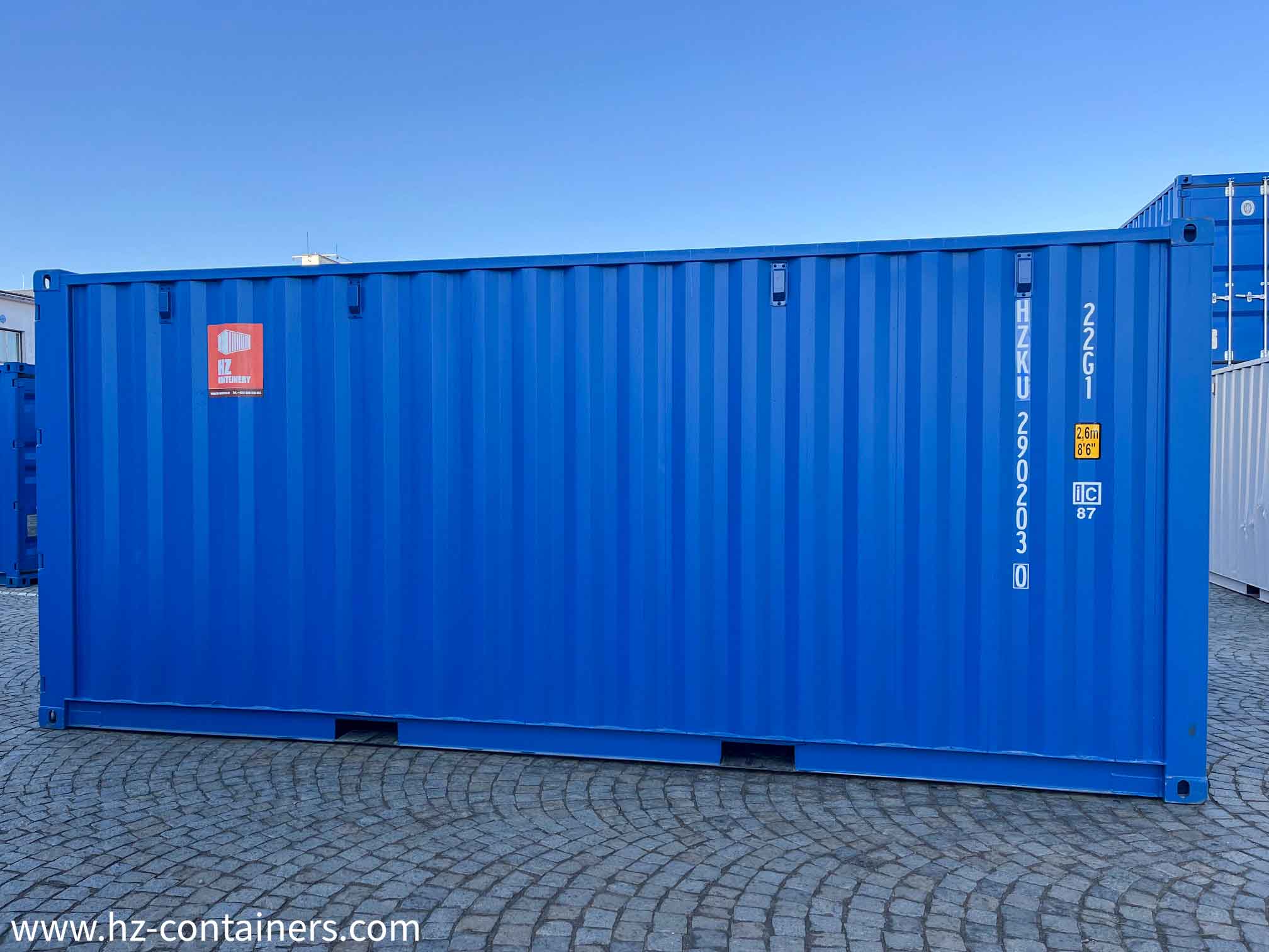 20fコンテナDIYドア5カ所付倉庫