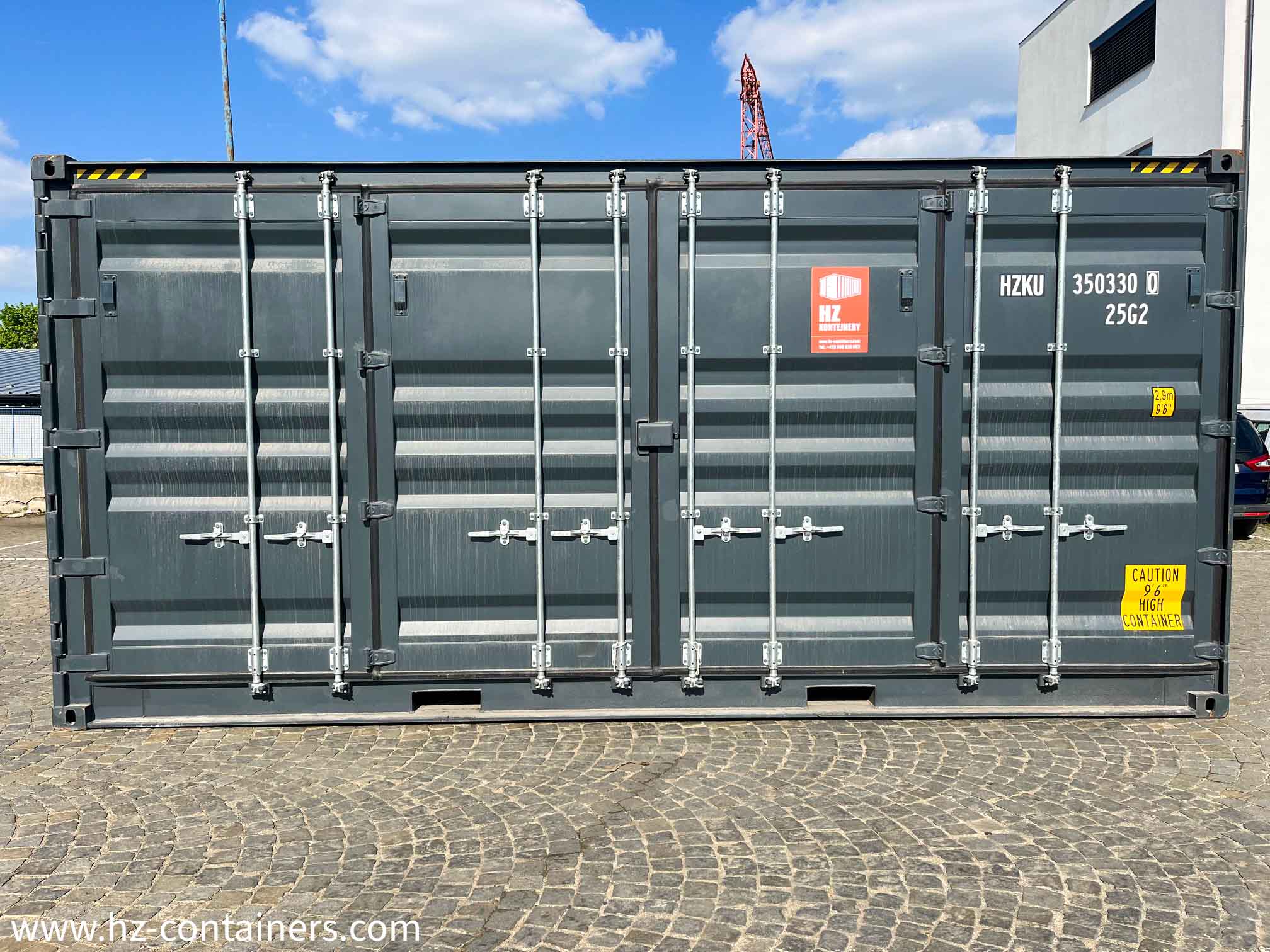 Conteneur 20'HC Open Side IICL6, HZKU 350 330-0 - HZ CONTAINERS.com