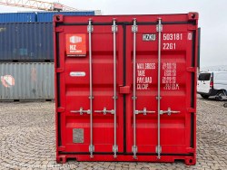 Shipping Container Pilsen – 20′ one trip in red color RAL 3020