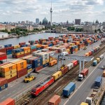 Ladijski kontejnerji Berlin Nemčija